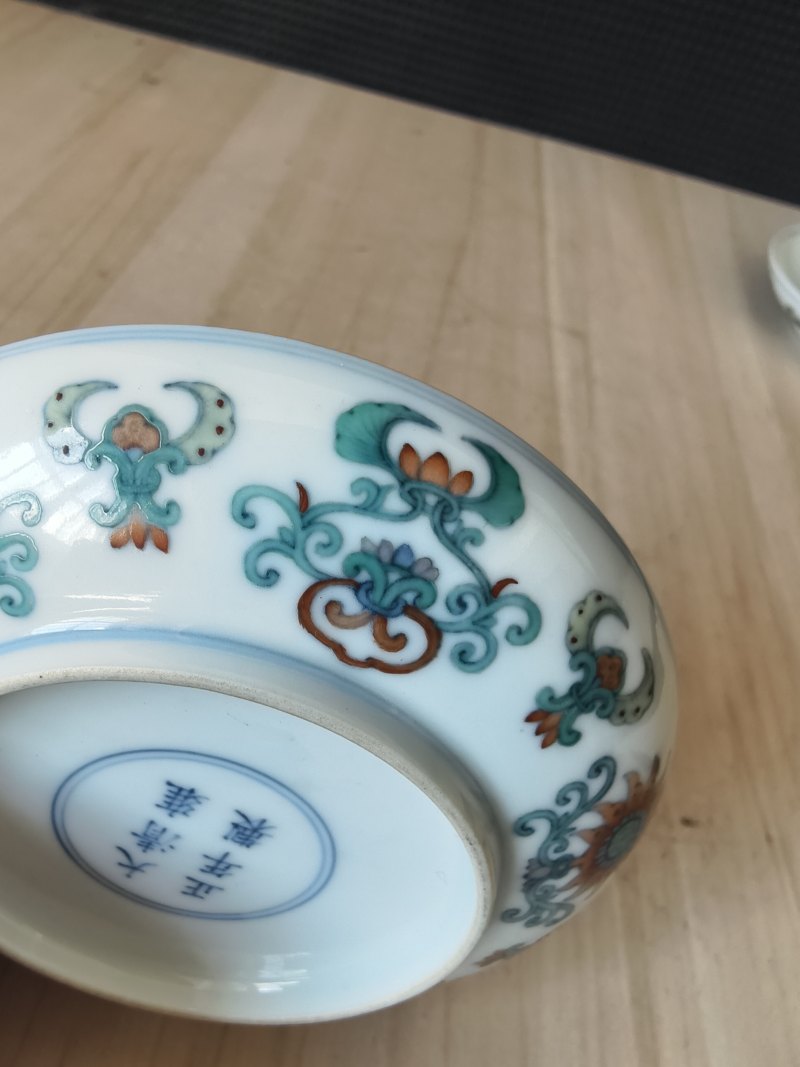 A pair of fine and rare imperial 'double lotus'' doucai' dishes - 图15