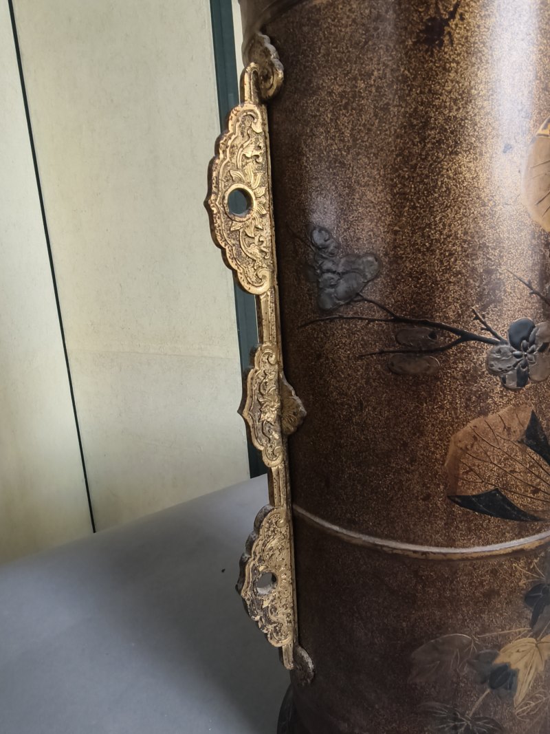 A very rare lacquer and gilt-bronze duomuhu jug with cover - 图16