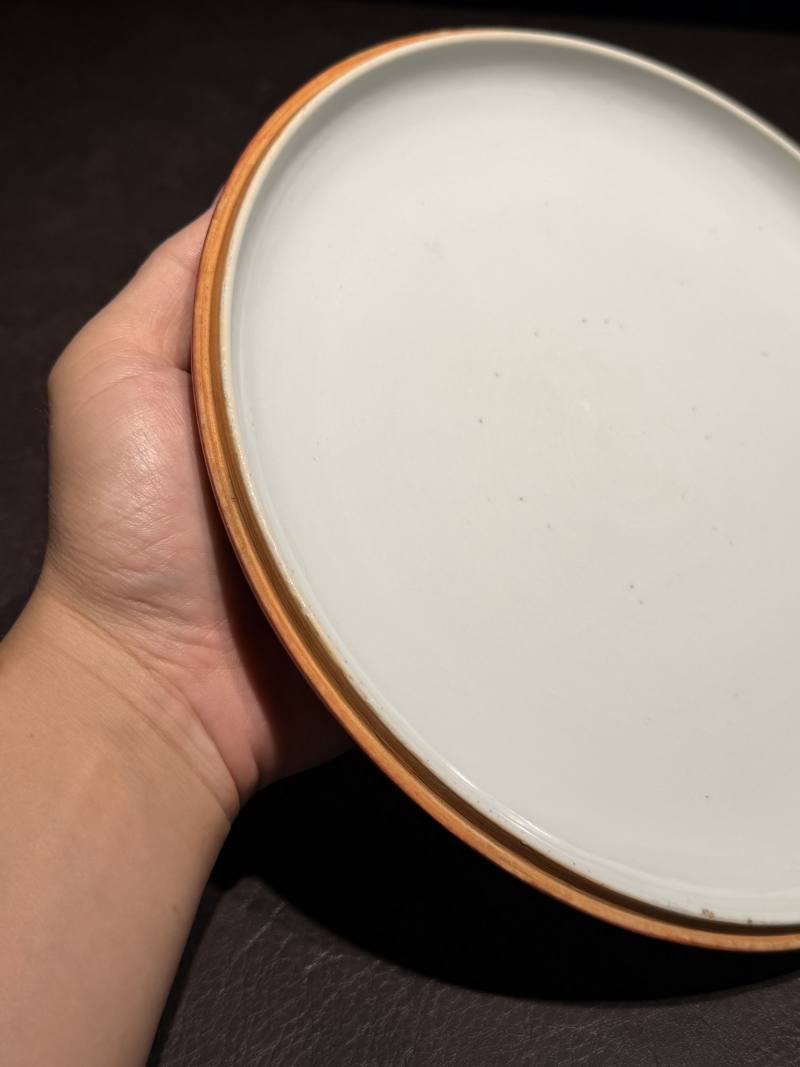 清雍正 仿朱漆釉捧盒 - 图11