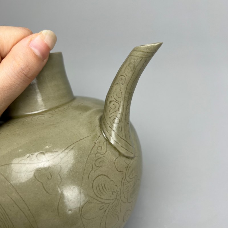 明代 青釉鹦鹉纹执壶 - 图20