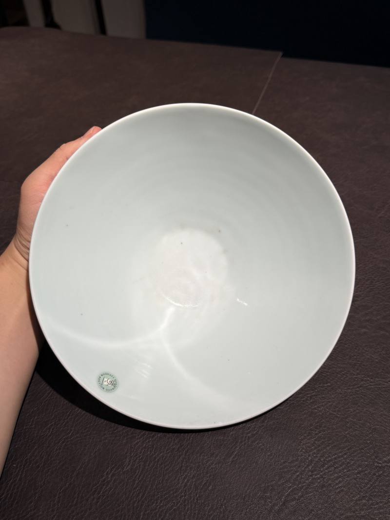 清康熙 仿永乐青花松竹梅斗笠碗 - 图19