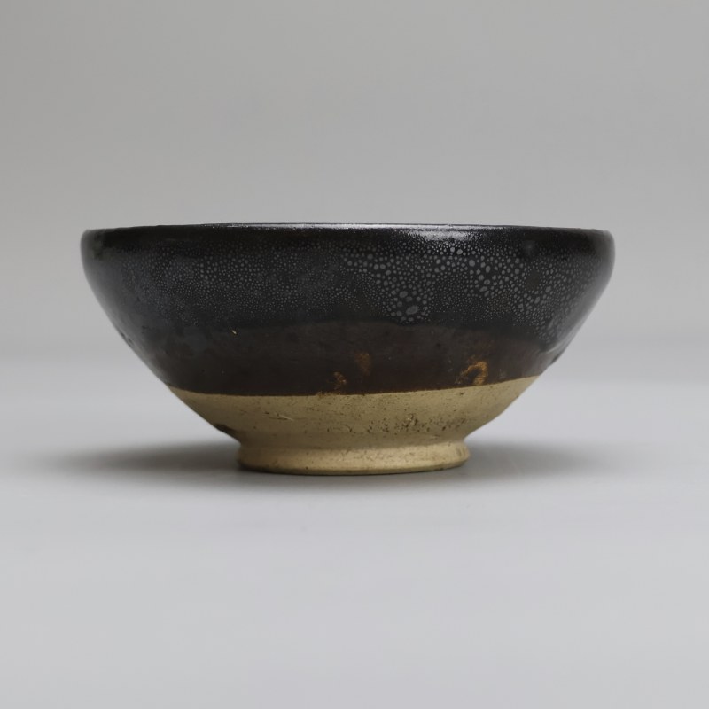 明代 黑釉油滴盏 - 图6