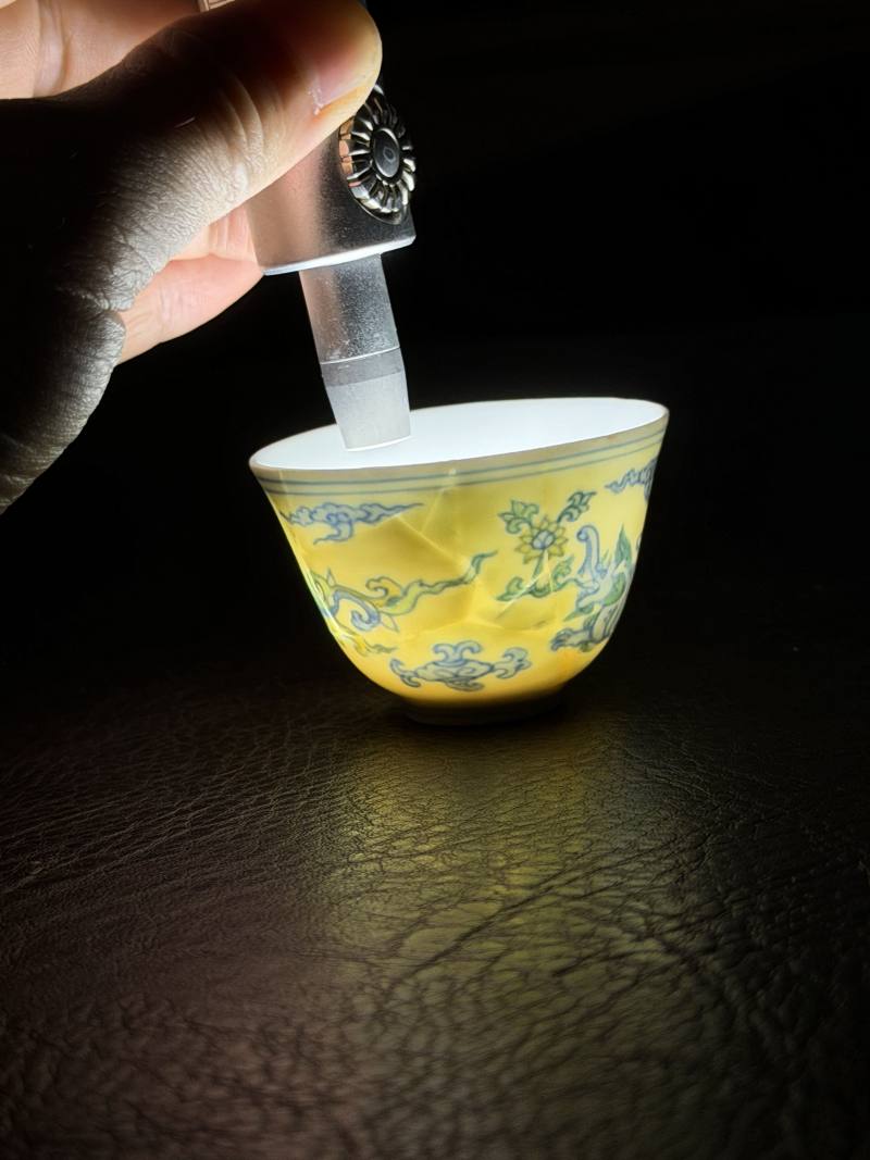 明成化 斗彩螭龙纹杯 - 图15