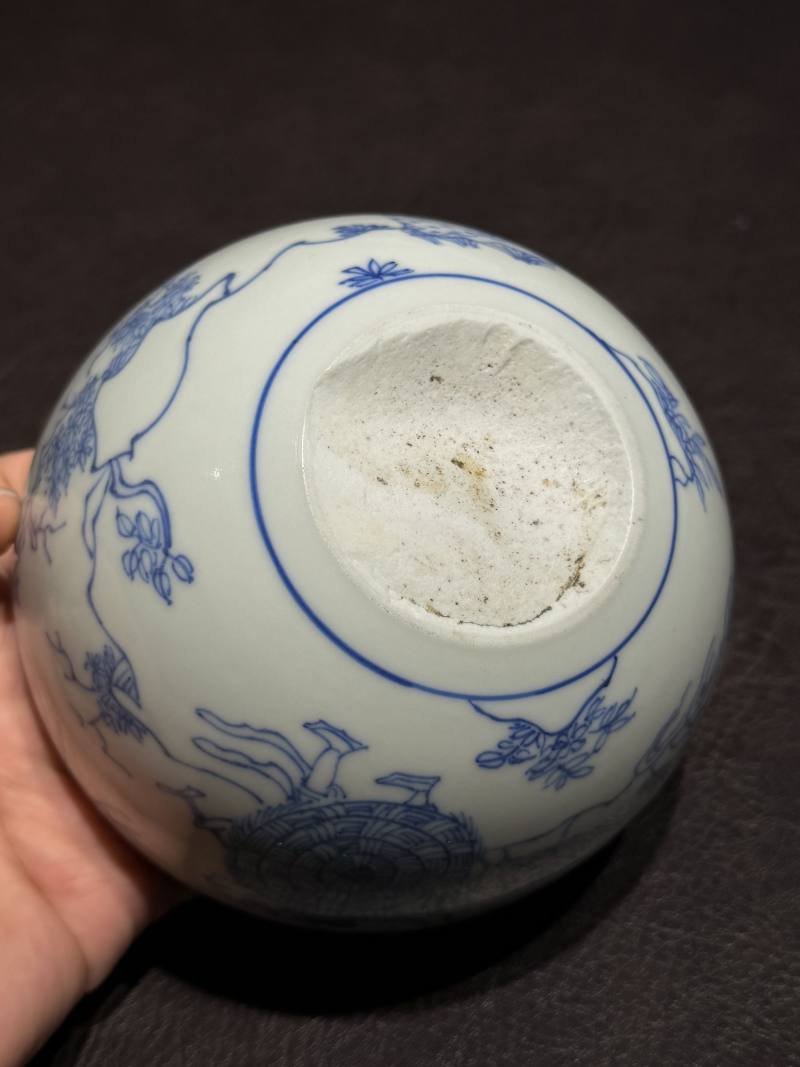 明天启 青花“赵州公案”人物故事图小缸 - 图14