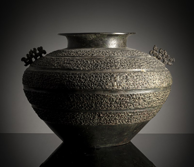 An archaic bronze vessel 'ling' - 图2