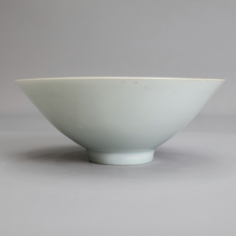 明代 青白釉水波纹大碗 - 图6