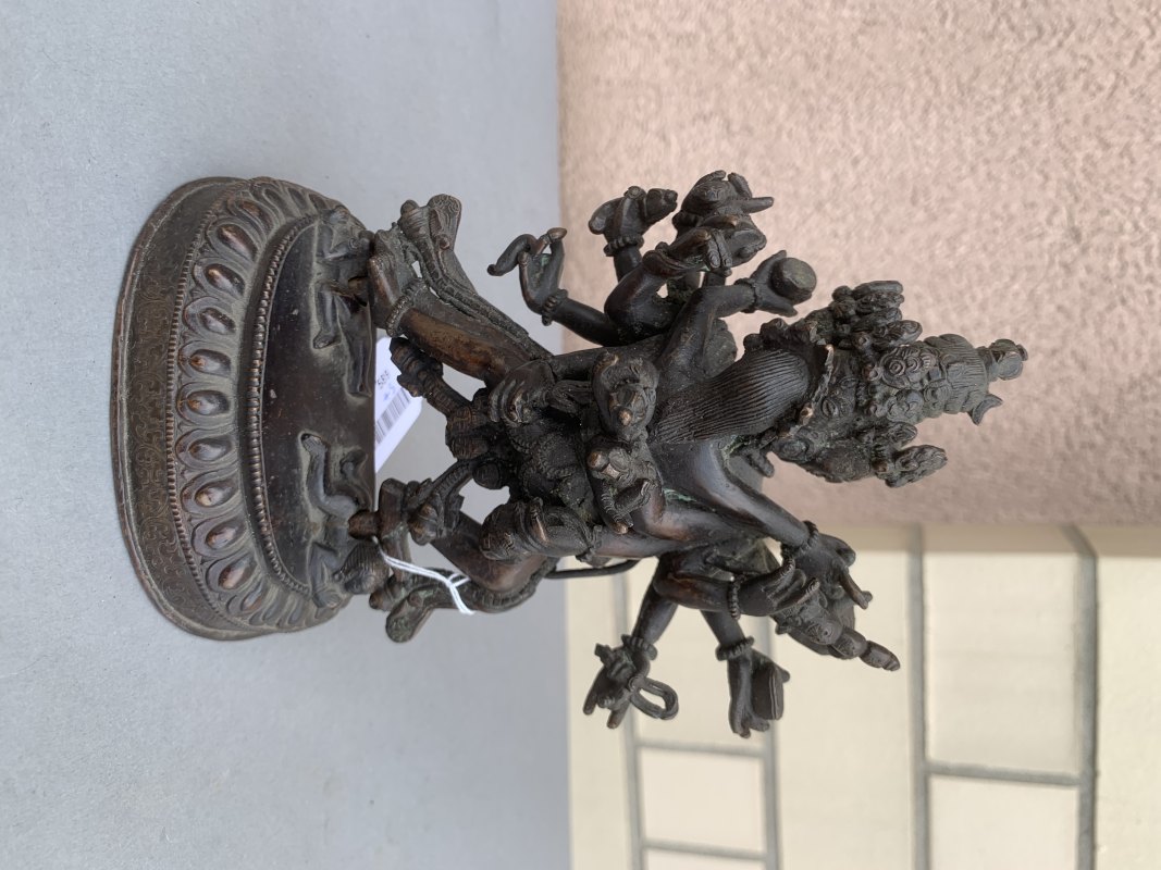 A FINE GILT-BRONZE FIGURE OF SARVABUDDHADAKINI - 图6