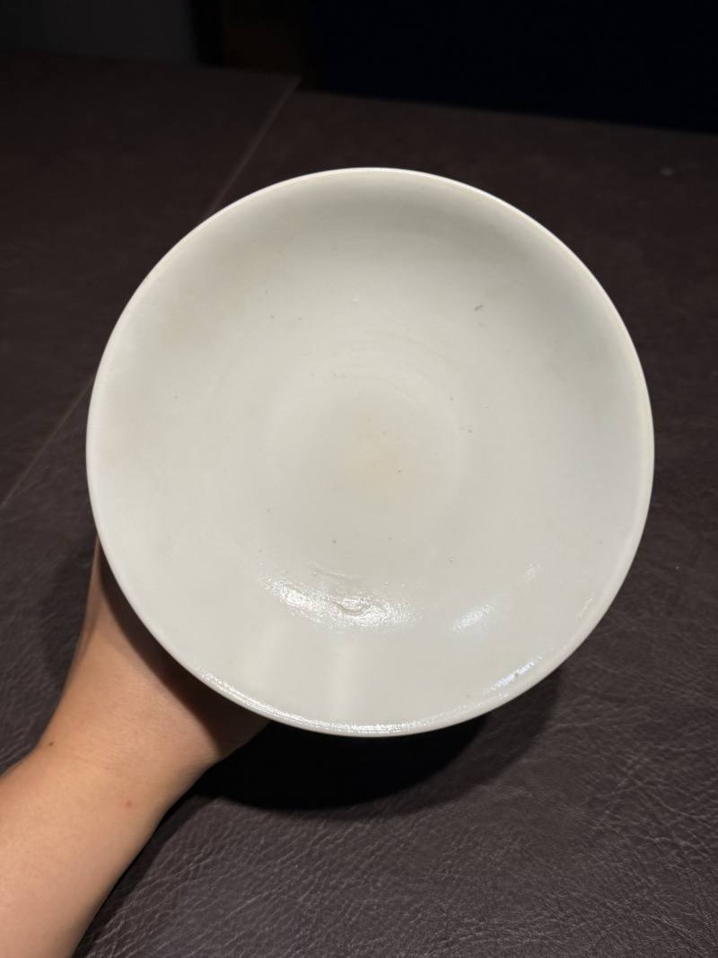 清中期 青花“灵鹫庵”缠枝莲纹高足供碗 - 图12