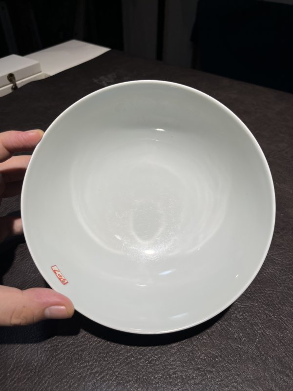 清康熙 五彩荷塘鸳鸯图碗 - 图33