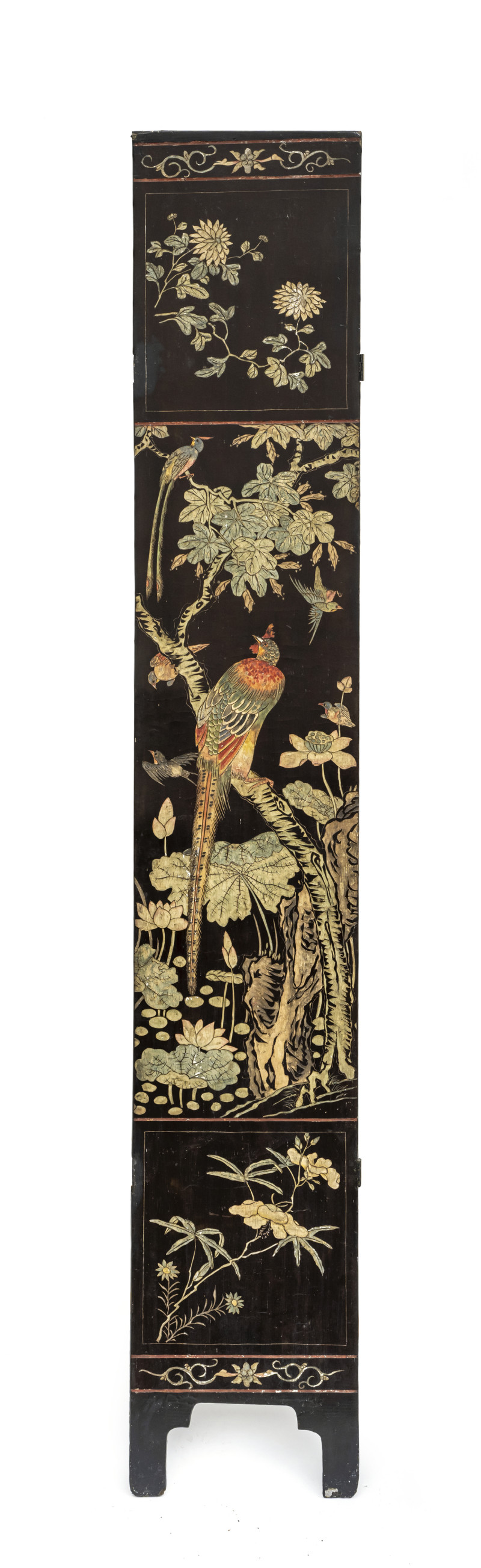 A large twelve-panel coromandel lacquer screen - 图13