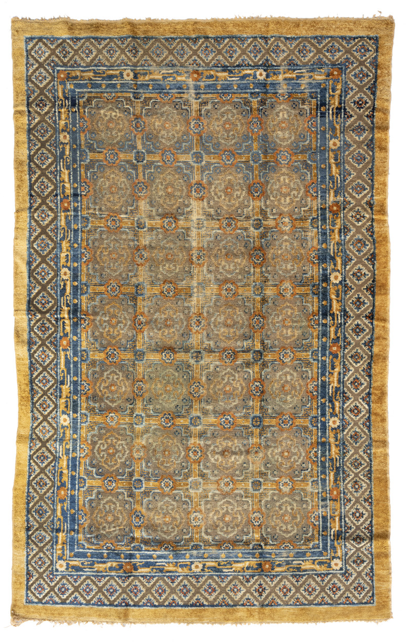 A silk carpet