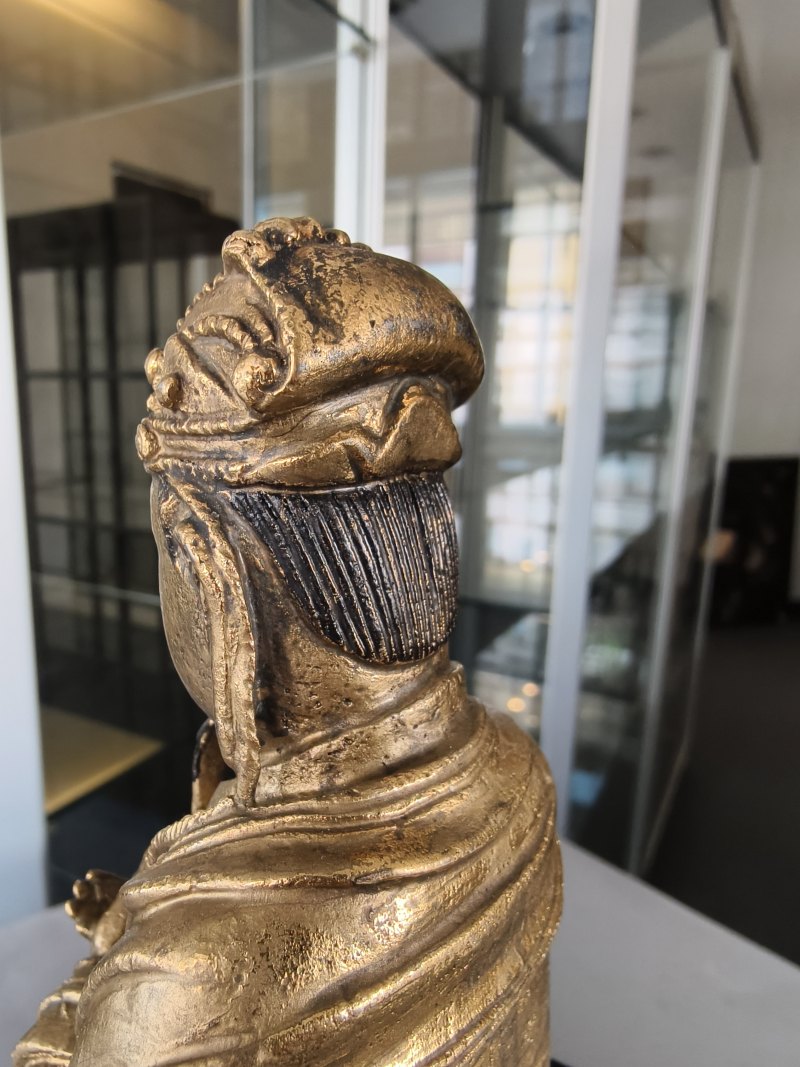 A BRONZE FIGURE OF A DIGNITARY - 图8