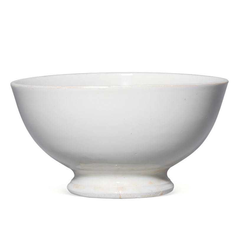 明代 白釉大碗