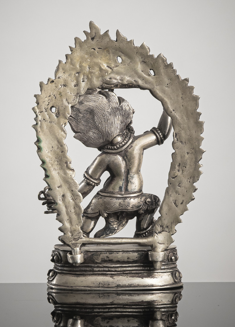 A SILVER FIGURE OF ACALA - 图2