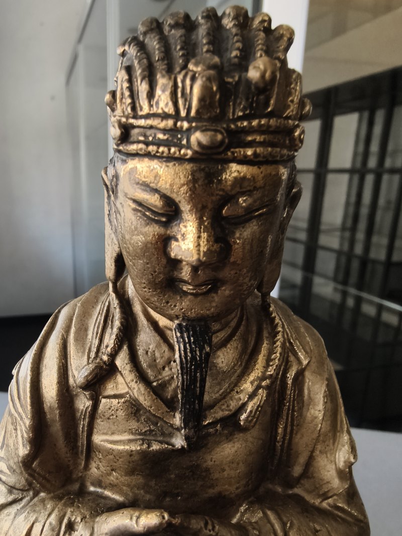 A BRONZE FIGURE OF A DIGNITARY - 图16