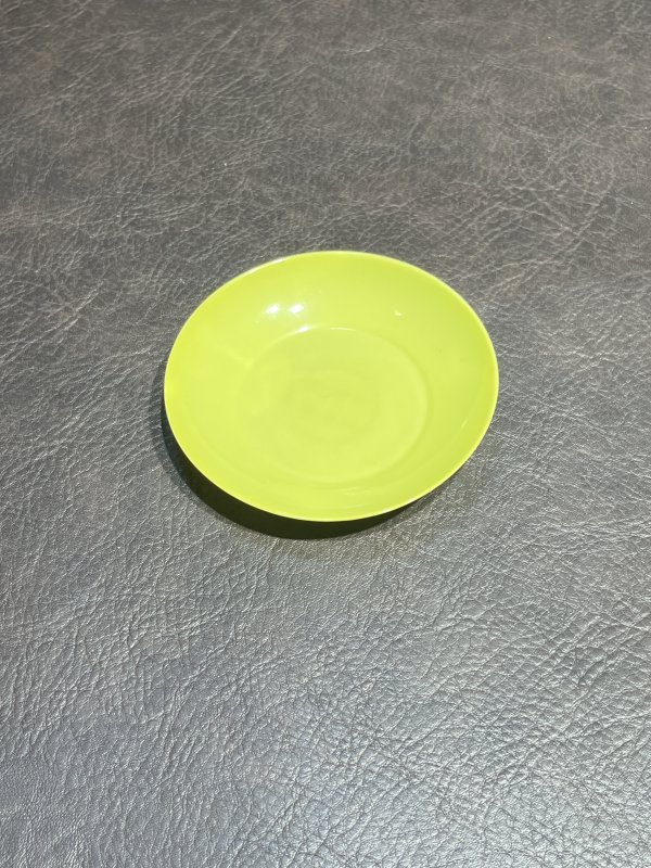 清雍正 柠檬黄釉小盘 - 图8