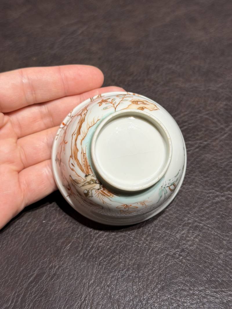 清乾隆 粉彩花鸟纹茶具一套25件 - 图31