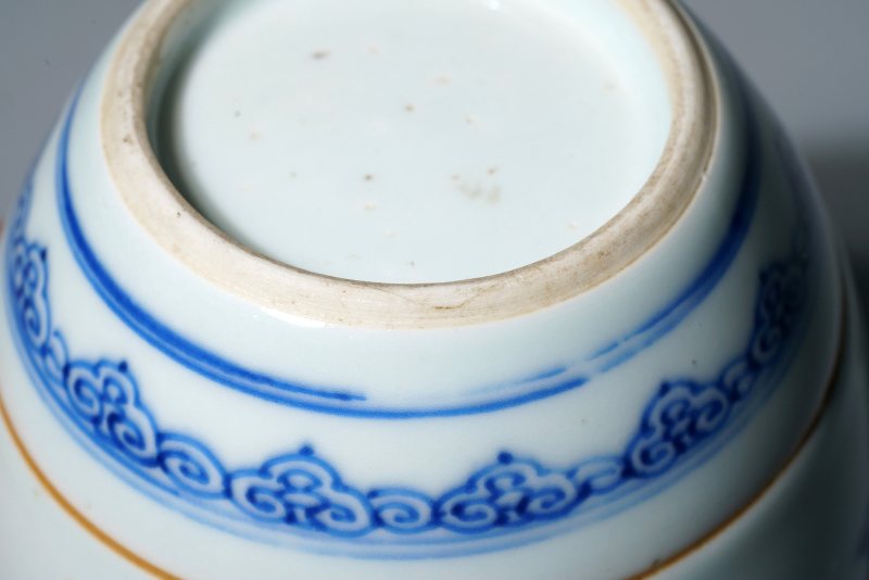 清康熙 青花折枝花卉纹罐 - 图12