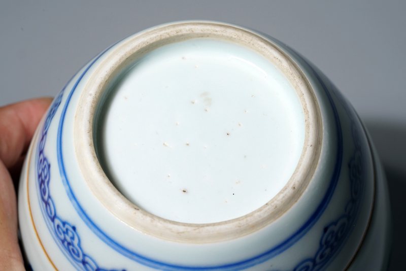 清康熙 青花折枝花卉纹罐 - 图14