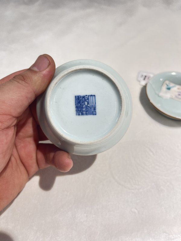 青釉盘一对 - 图6