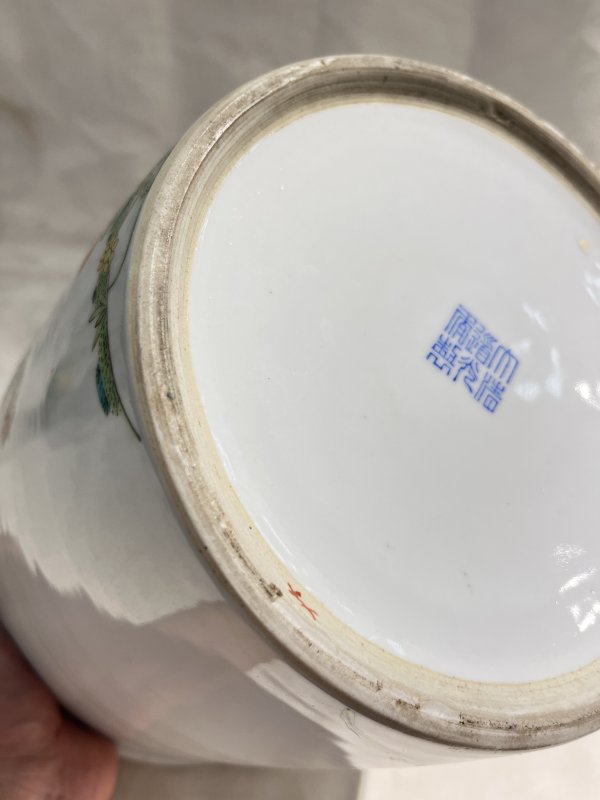 粉彩花卉纹缸 - 图9
