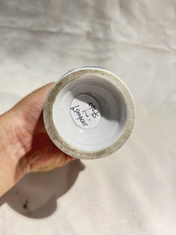 青花花卉纹双耳瓶 - 图9