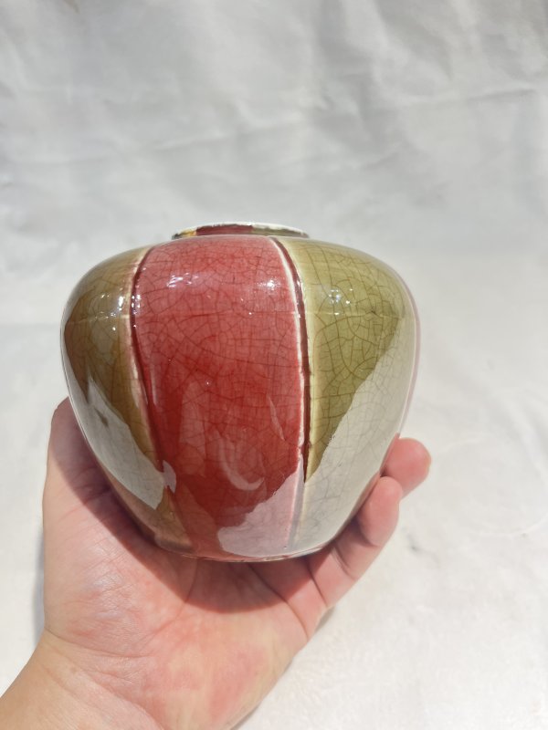 窑变釉三阳开泰苹果尊 - 图6