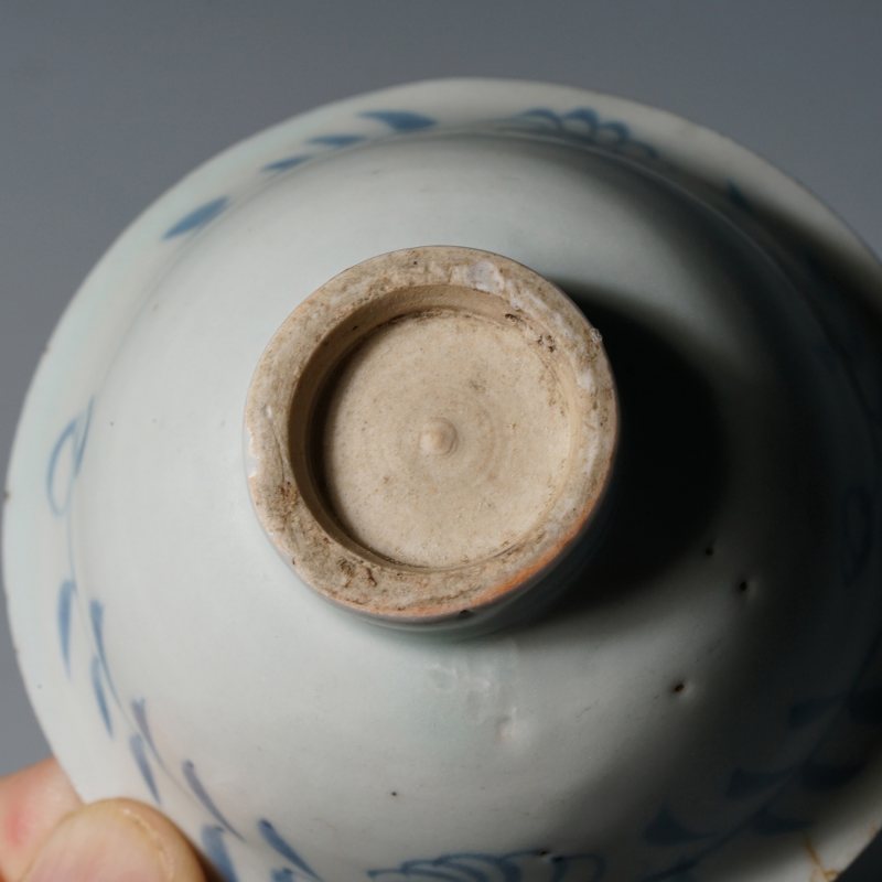 元 青花折枝花卉纹小杯 - 图18