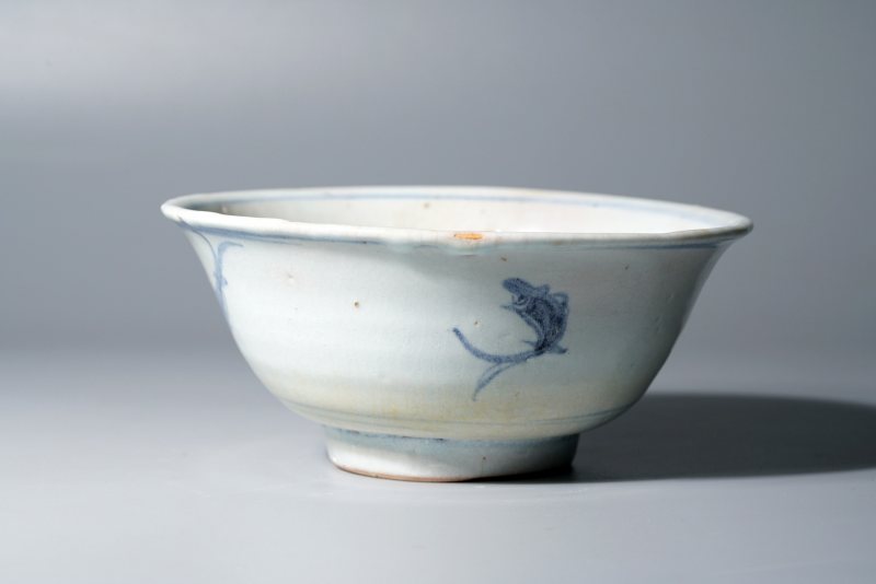 明中期 青花鱼纹碗 - 图8