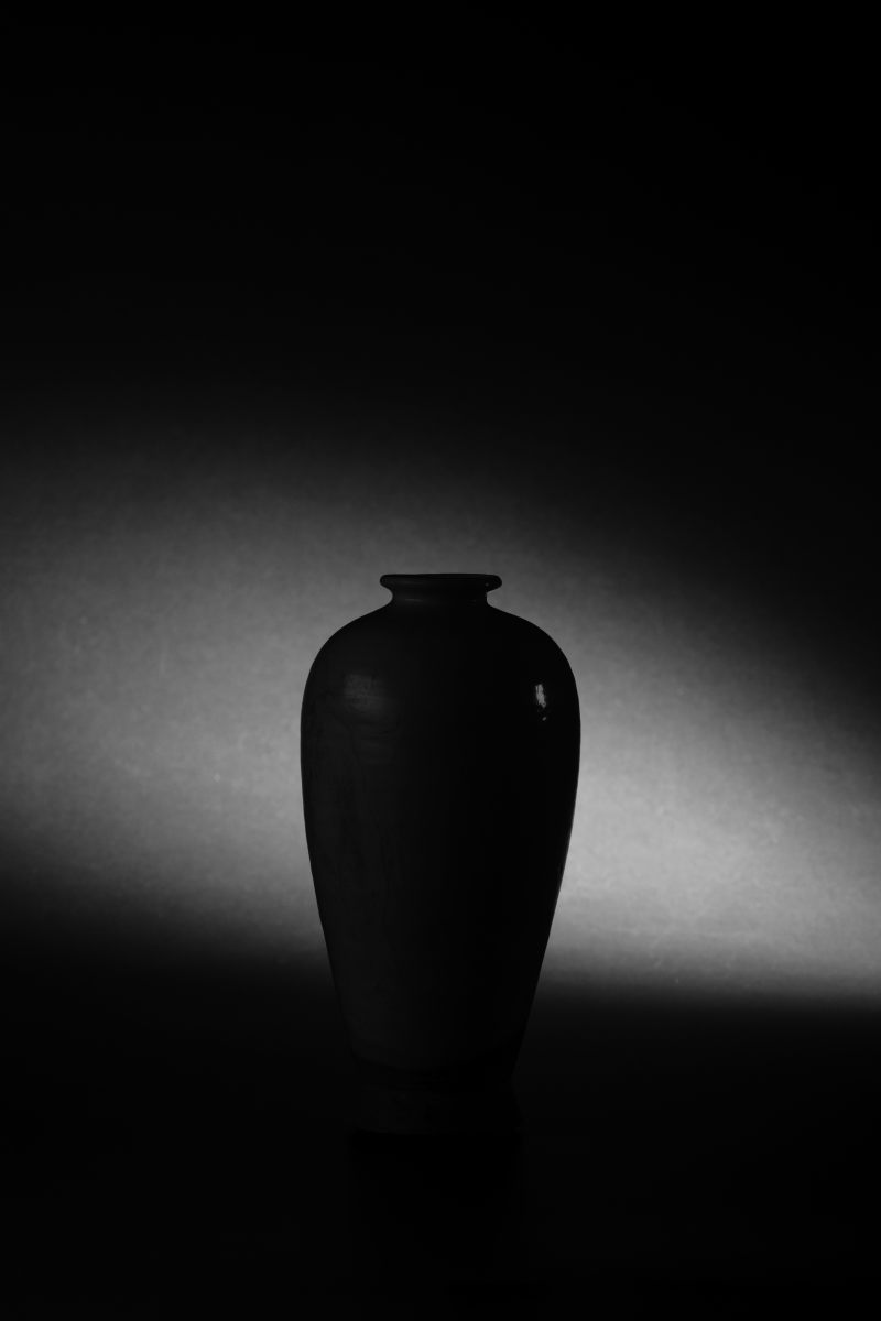 明 白釉钜鹿样梅瓶 - 图2