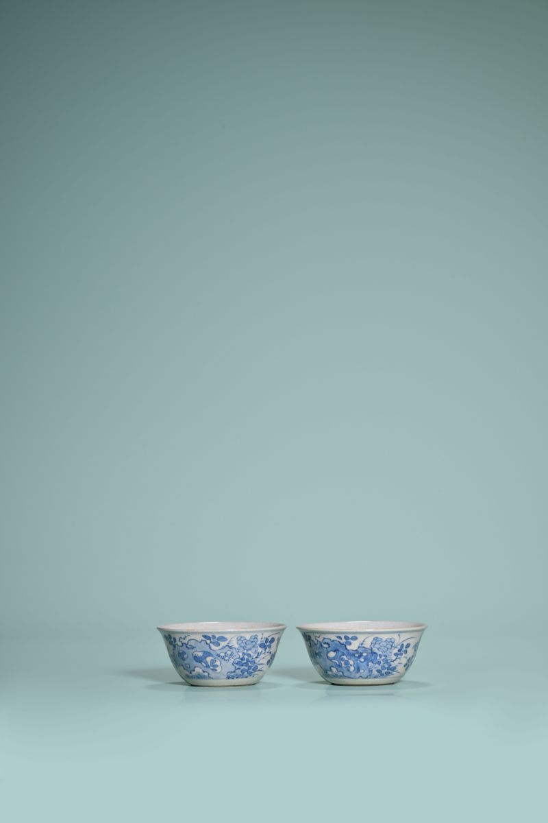 清中期 浆胎青花鸡缸杯 - 图4