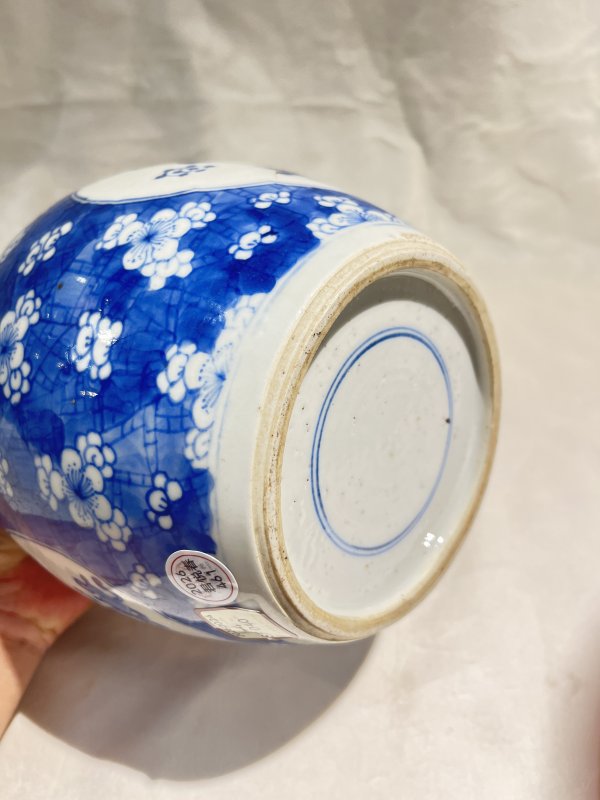 青花开光博古纹罐 - 图9