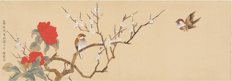陈之佛（1896～1962）芳林雀语图