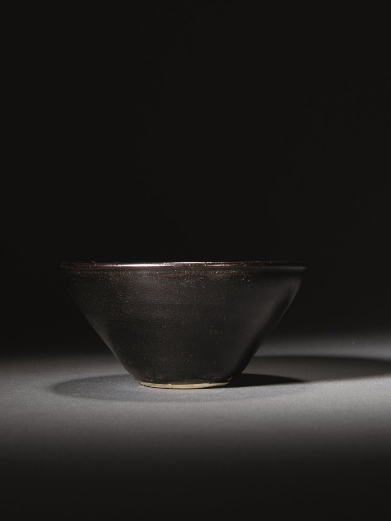 明 吉州窑黑釉茶碗