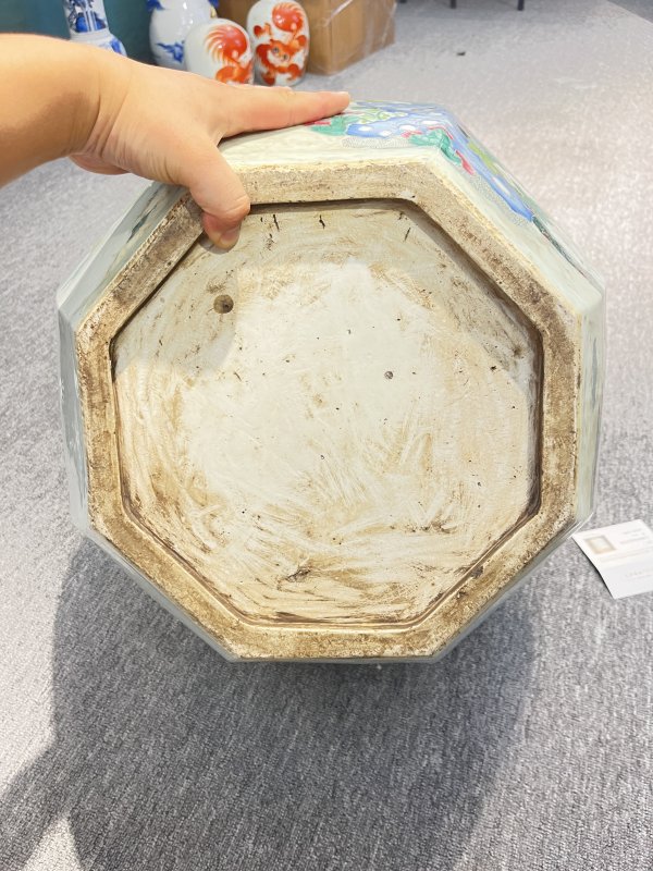 粉彩富贵牡丹花鸟纹缸 - 图11