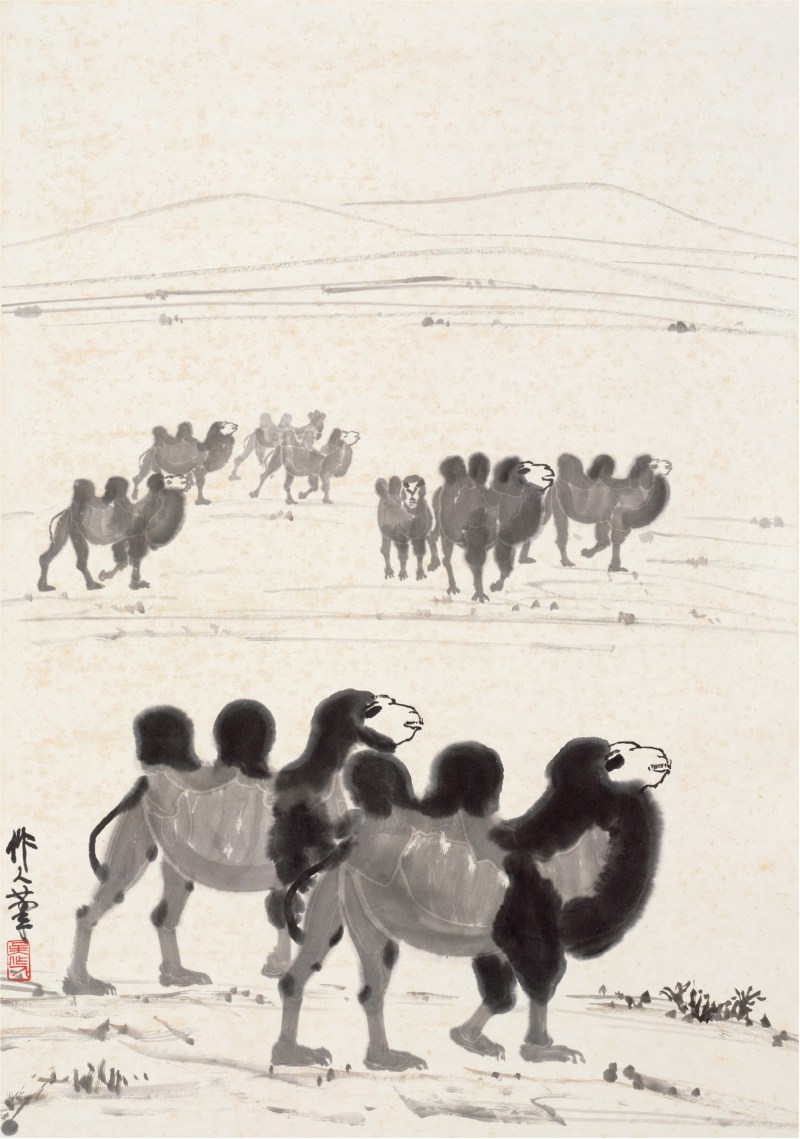 吴作人（1908～1997）沙漠之舟