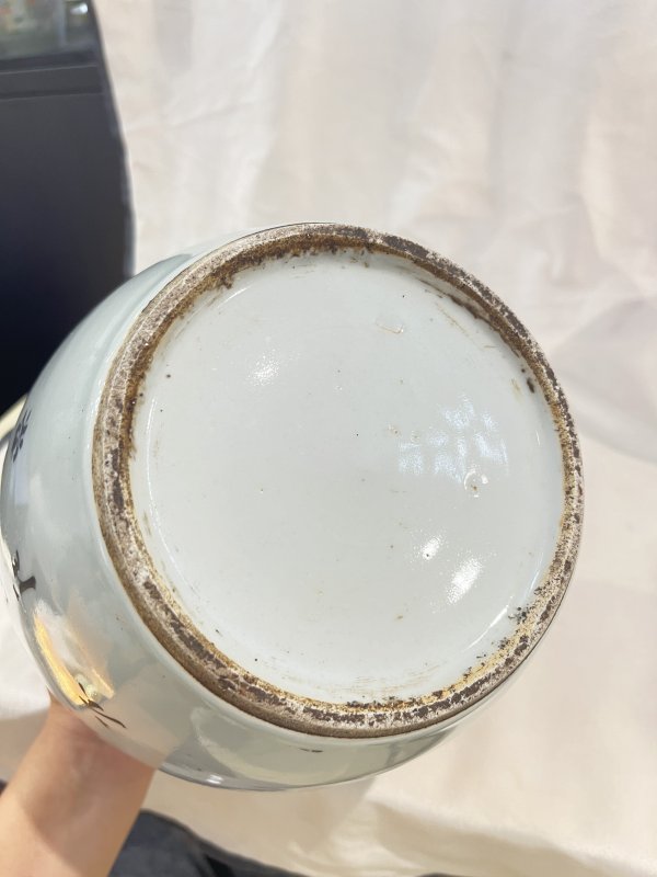 矾红太师少狮纹冬瓜罐一对 - 图16