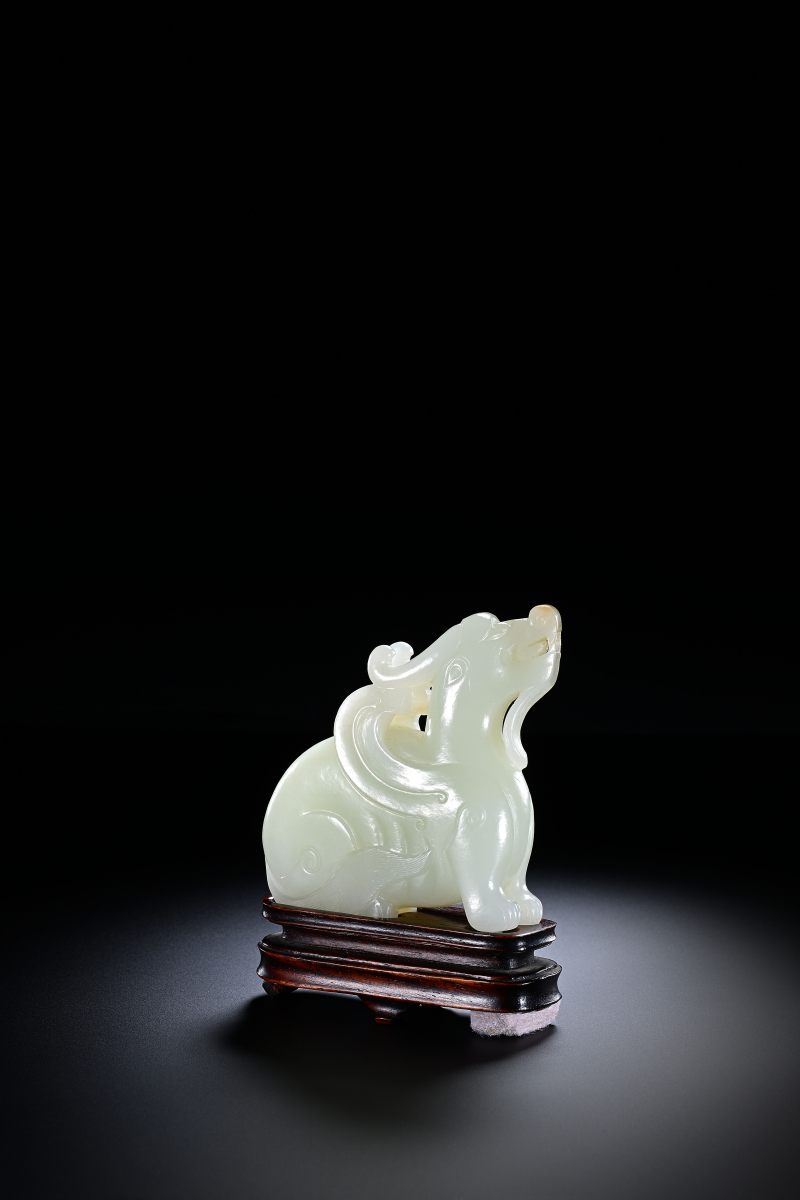 明 白玉瑞兽 - 图4