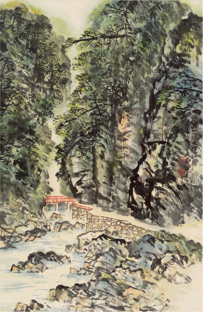 冯建吴（1910～1989）峨眉山景