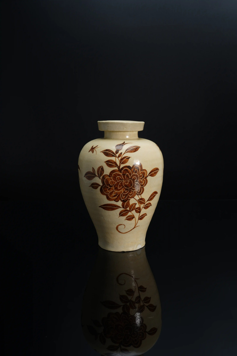吉州彩绘梅瓶 - 图4