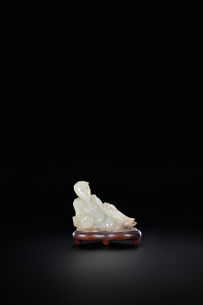 明 白玉高士摆件 - 图2