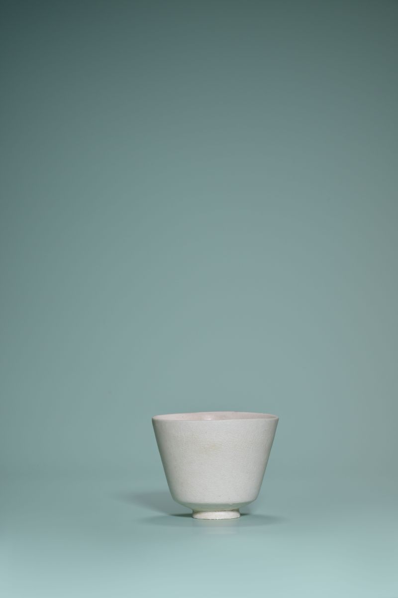 明 白釉杯 - 图2