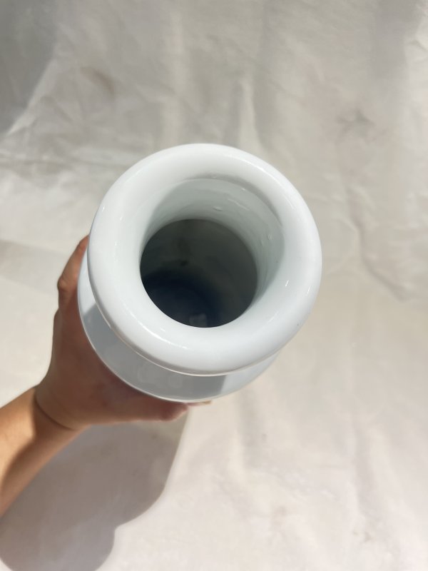 粉彩相马图棒槌瓶 - 图7