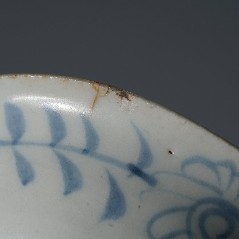 元 青花折枝花卉纹小杯 - 图10
