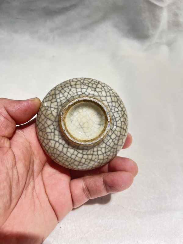 仿官釉、茶叶末釉水盂一组 - 图8