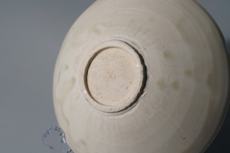 明 白釉花口斗笠碗 - 图11