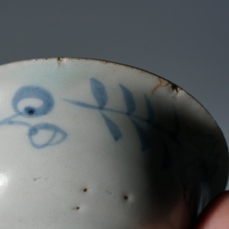 元 青花折枝花卉纹小杯 - 图14