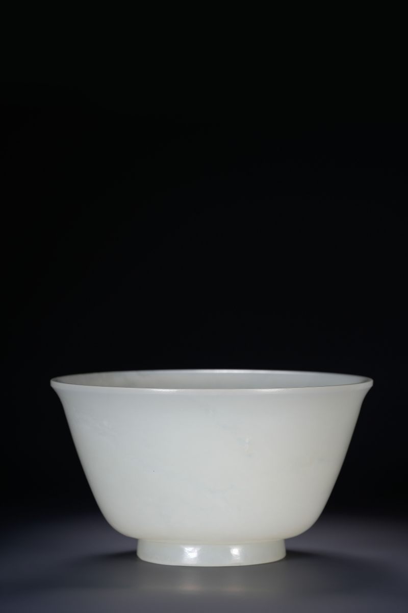 清中期 白玉碗 - 图6