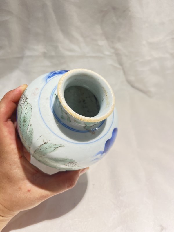 青花五彩瑞兽纹罐 - 图7