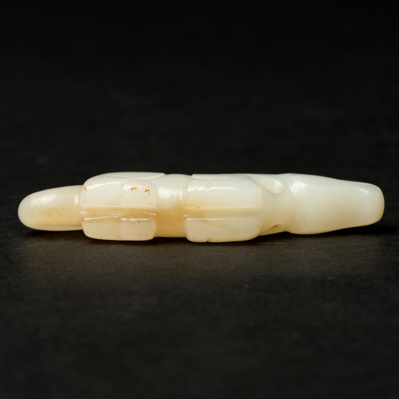    明 白玉瑞獸掛件 - 图6